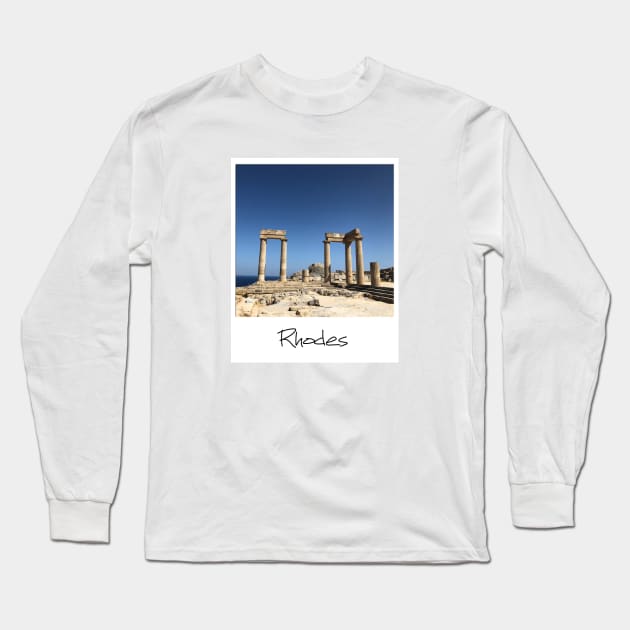 Rhodes Long Sleeve T-Shirt by greekcorner